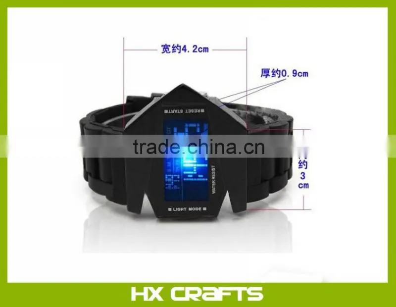 New arrival products silicone colors digital LED watch design your own wristbands water resistant men led watch