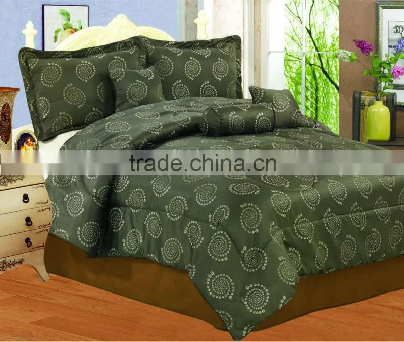 7pc Jacquard Bedding Set