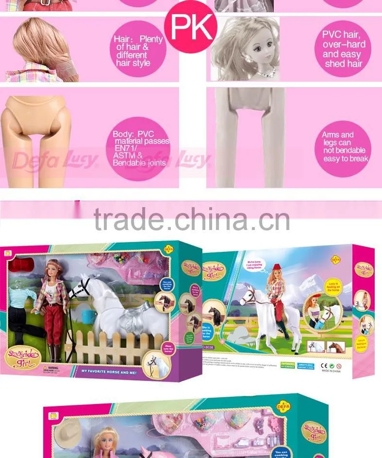Kid Toys for Children with Dolls and Little Pony