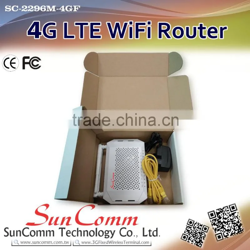 SC-2296M-4GF portable lte router 4g band with fast data rates supports PPPoE, Dynamic IP, Static IP Cable Internet Access