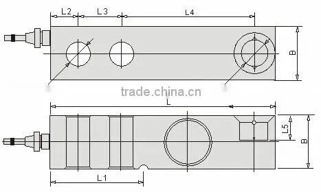 Shear beam type load cell