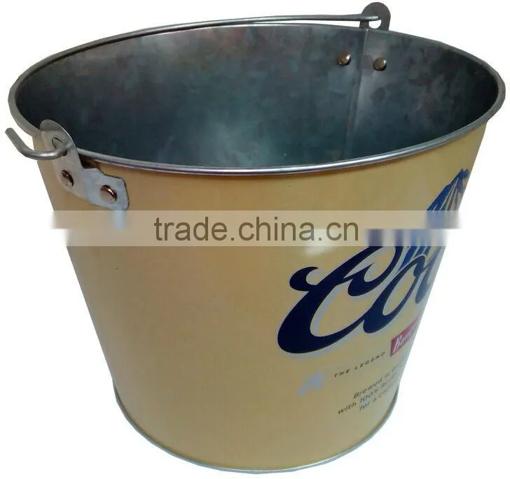Semi-automatic Tin Can Seamer Machine Of Beer Ice Bucket Promotion Barware Wine Cooler Tin Bucket Production Line