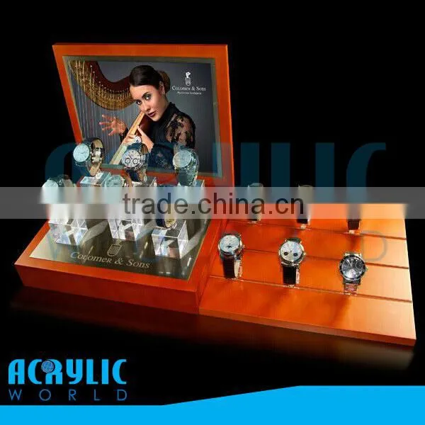 Customise Top Quality Frosted Acrylic Watch Display stand