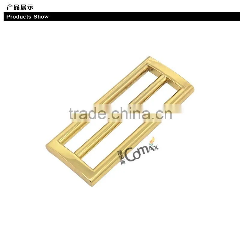 Gold Tri-Glide Adjustable Metal Buckle For Handbags