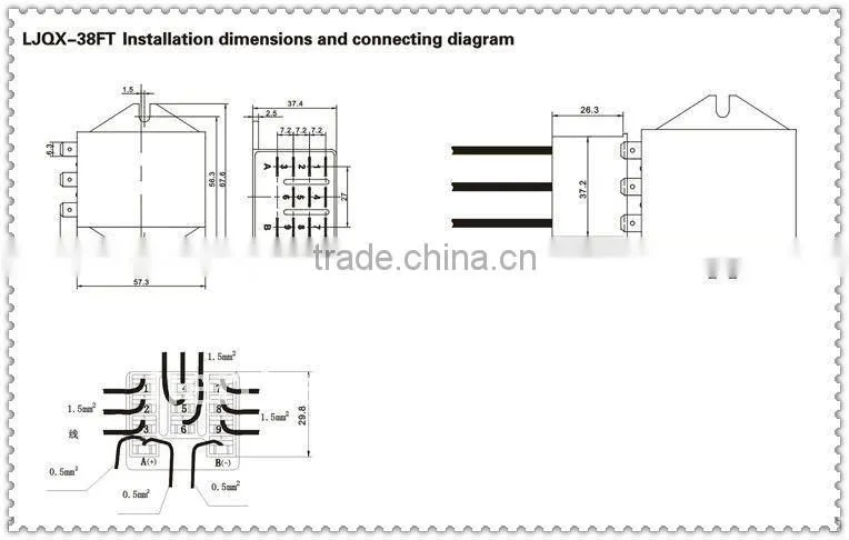 Electromagnetic Relay JQX-38F/T/power relay/30A relay/40A relay