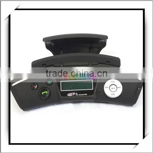 Steer Wheel Bluetooth Car MP3 Player with FM Transmitter usb pen drive Black