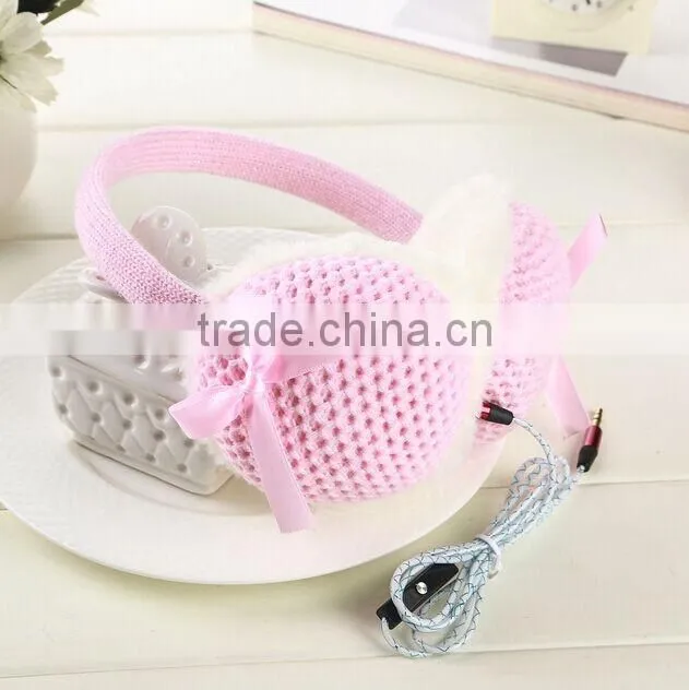 Bowknot Music Earphone Warm Fashion Earmuffs