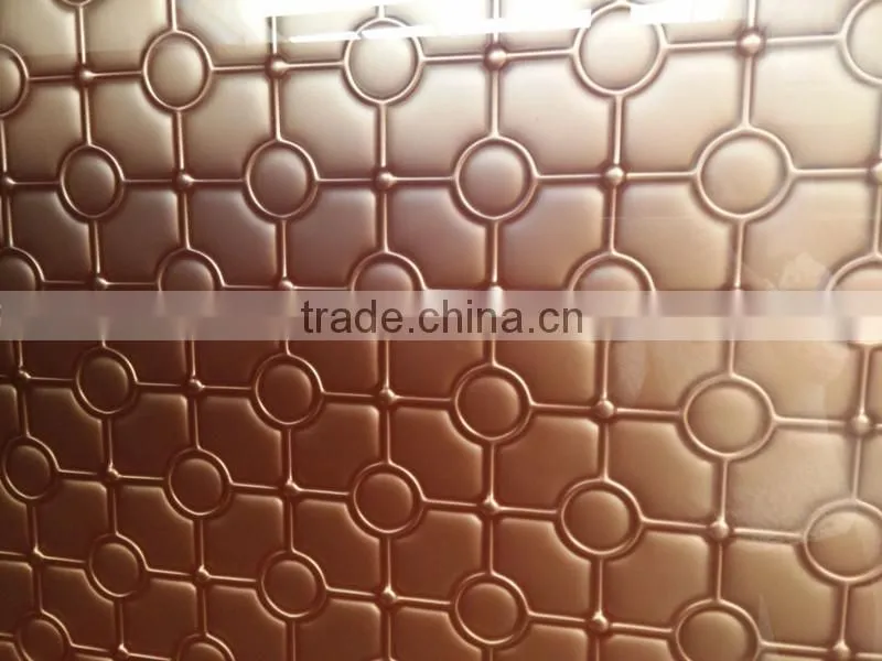 5mm 1830*2440 3D glass mosaic for home decoration