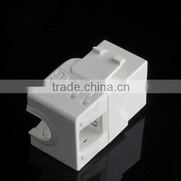 Made in Taiwan RJ45 Cat6 180Degree UTP Keystone Jack