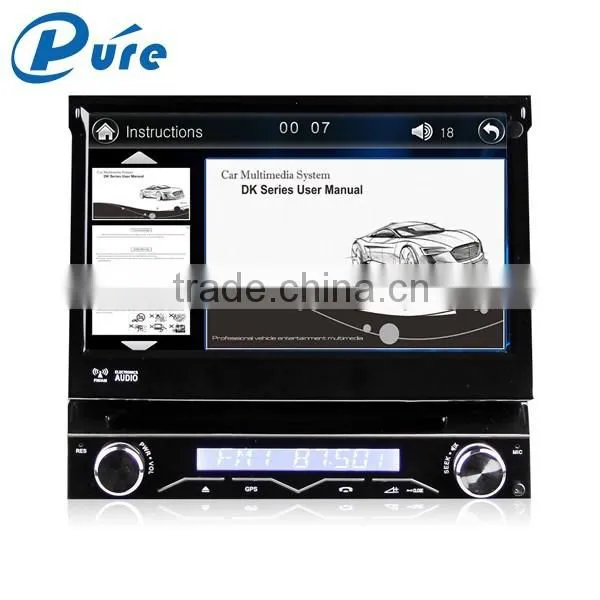 Car DVD Player Radio System GPS System DVD 7 Inch 1 Din Bluetooth Radio System