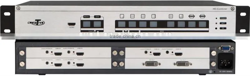 IP-based Distributed Controlling and Switching System, 1080p Modular HD Combiner, Multi-viewer
