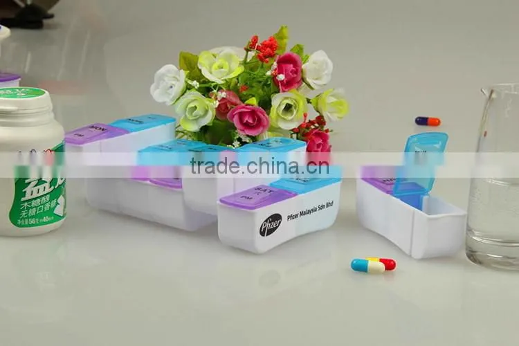 Customized Useful Medication Useful Plastic Pill Box
