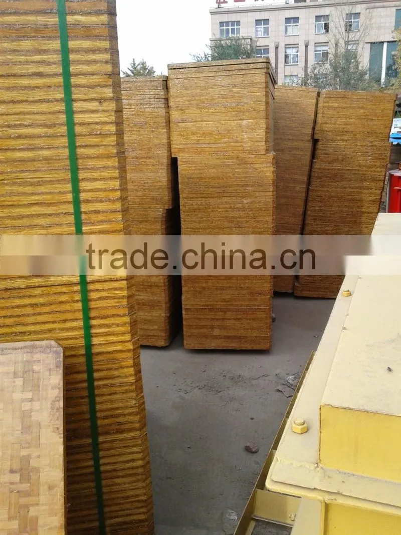 Bamboo pallets for concrete blocks cement brick carrier