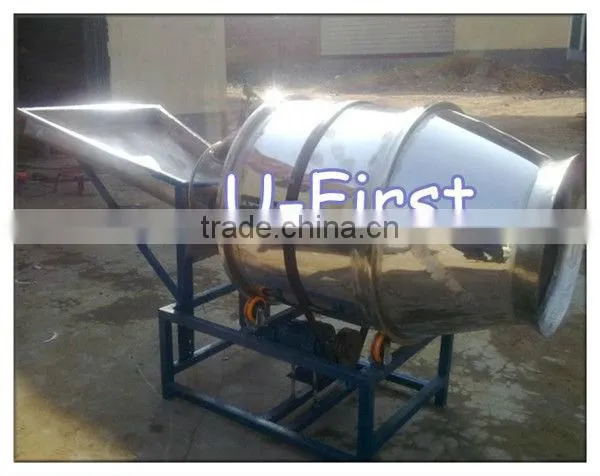 Eight angle snack coating machine