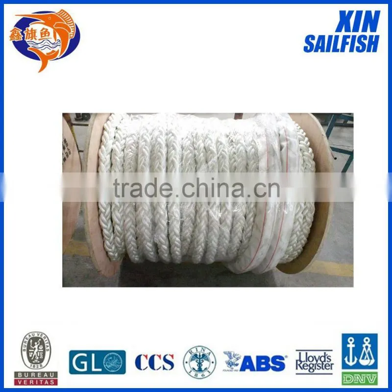24mm 3 strand nylon rope with high abrasion