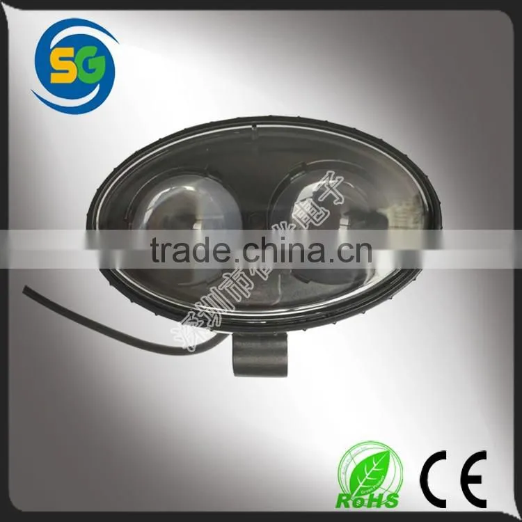 DC10-80V LED spot light 10w blue dot warning light for forklift