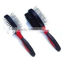 2 sided dog pet care grooming brush