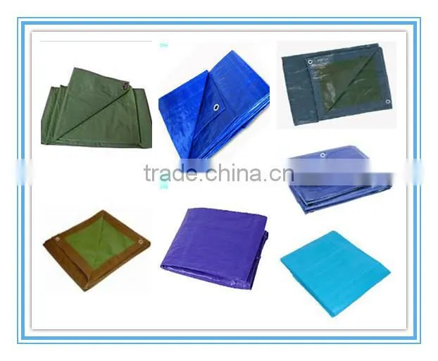Pool cover cross laminated tarpaulin with three layers, cross lamination / waterproof eyelet tarp