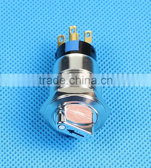 LAS1-19-11ZX2 19mm waterproof key switch