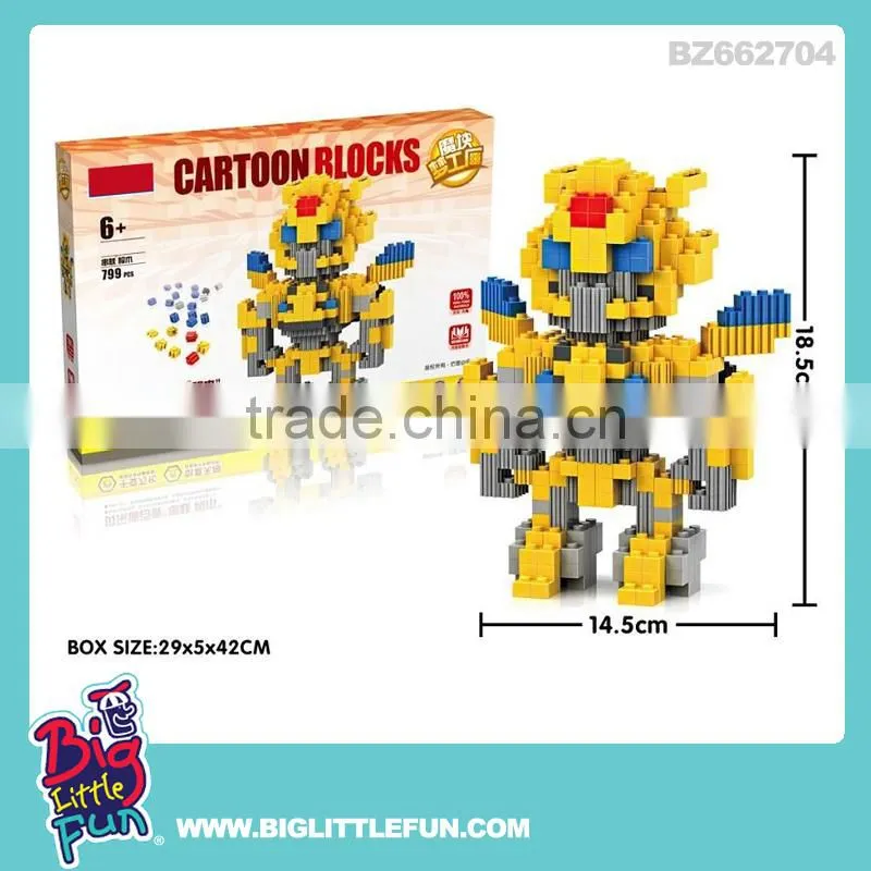 Female zombie assemble toy bricks