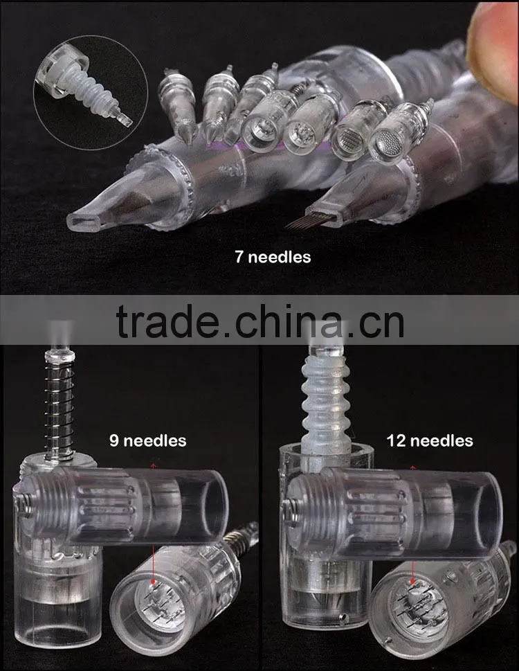 2017 Factory price 3 needles /12 needles Micro Needles for Electric derma roller pen