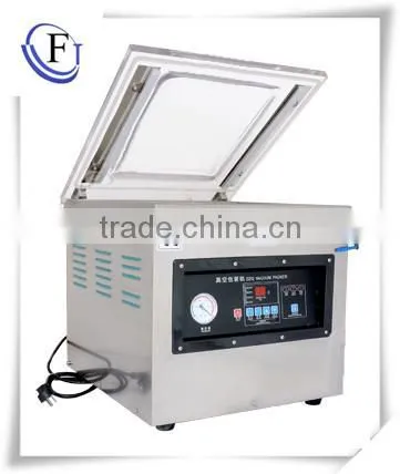 Single chamber vacuum machine for seafood