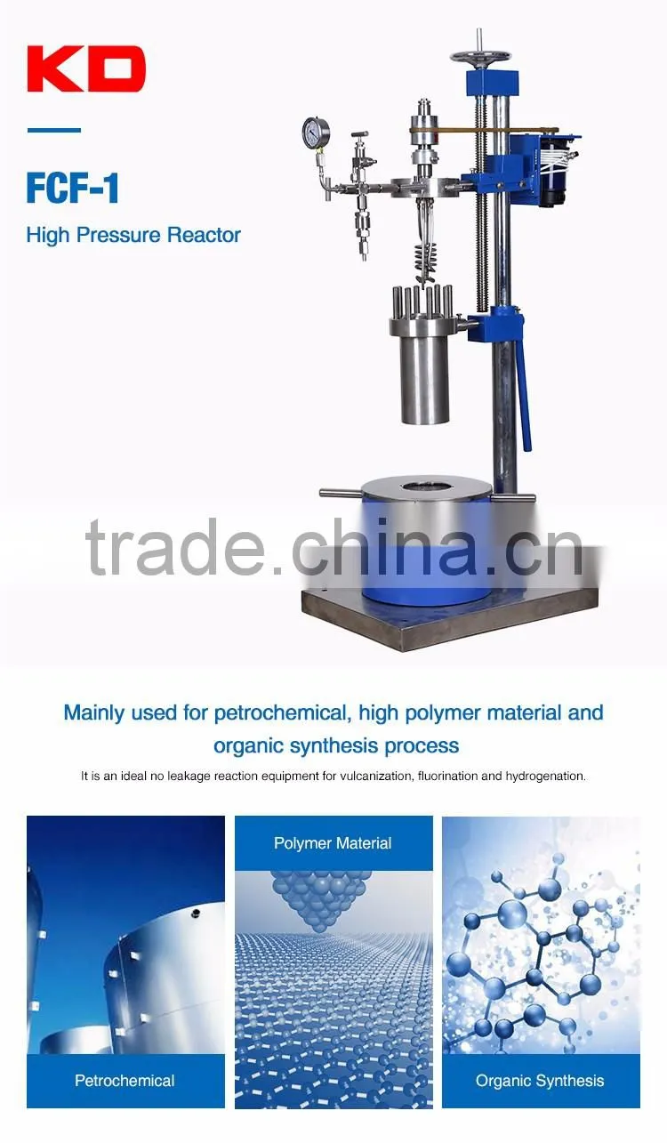 Biological laboratory high pressure reactor autoclave