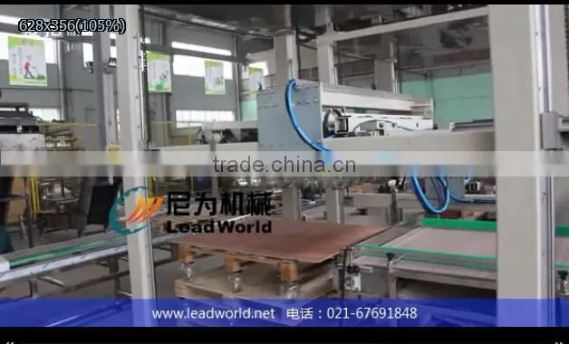 High level Automatic iron fruit canned jar palletizer machine