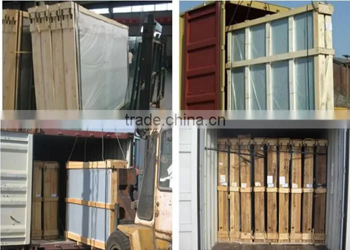 6 +12A+6mm CE certificate laminated decorative glass