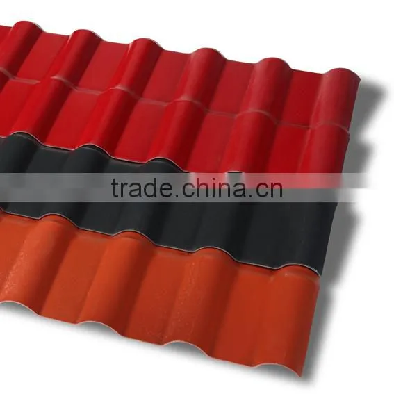 Chinese new style ASA coated PVC waterproofing plastic roof shingle