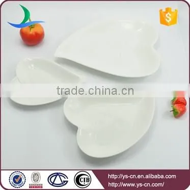 Wholesale ceramic hand made leaf shaped plates