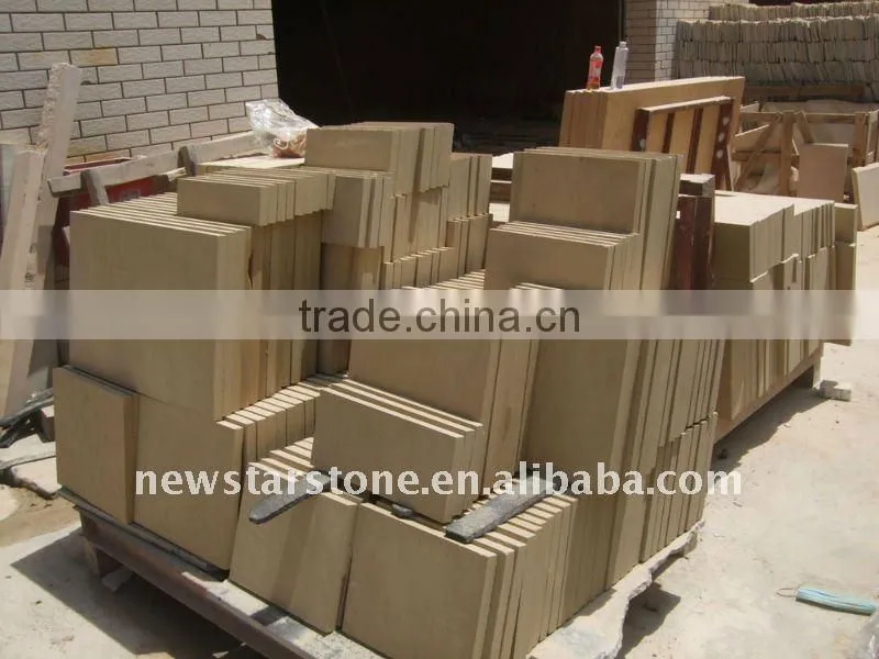Newstar honed yellow sandstone brick
