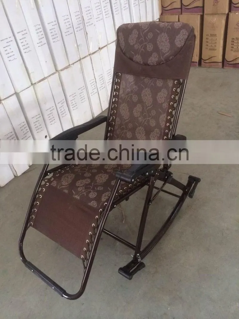 High back modern adjustable rattan chair for outdoor