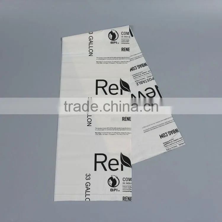 Compostable biodegradable PLA bags Jumbo kitchen wasted bags