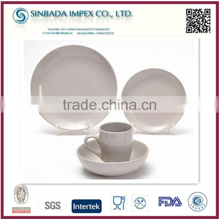 hot sale porcelain set dinner with soild color