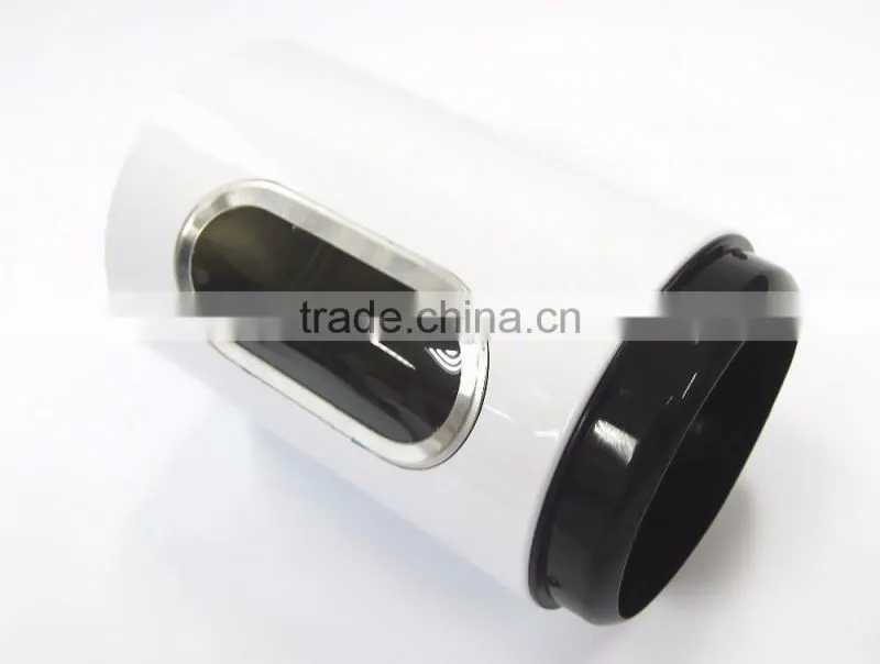 3 Pieces White Stainless Steel Window Storage Canister Set