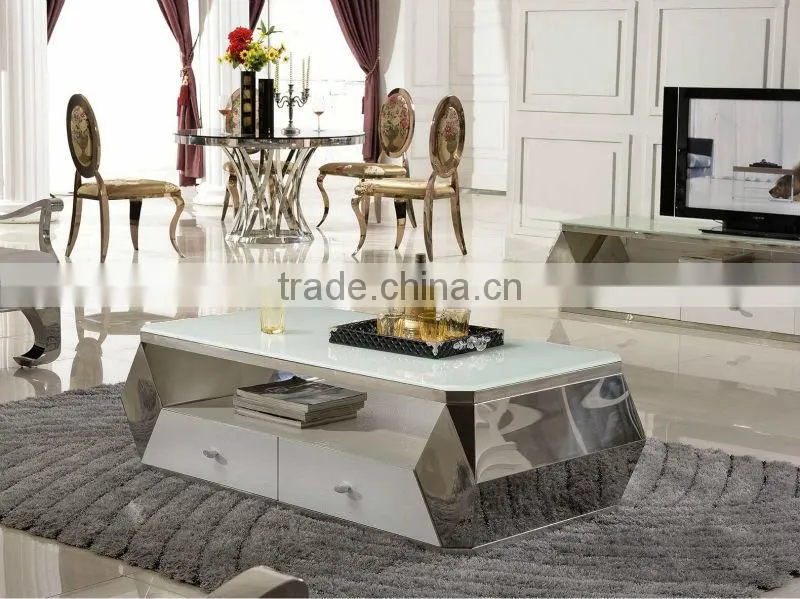 Simple, stylish, personalized design glass TV stand E371