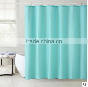 solid color polyester shower curtain
