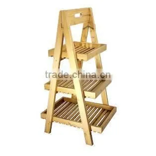 Decoration wooden diaplay corner shelf