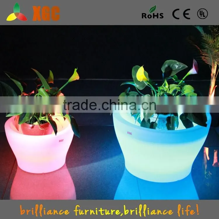 Illuminated glowing brand new outdoor large decorative flower
