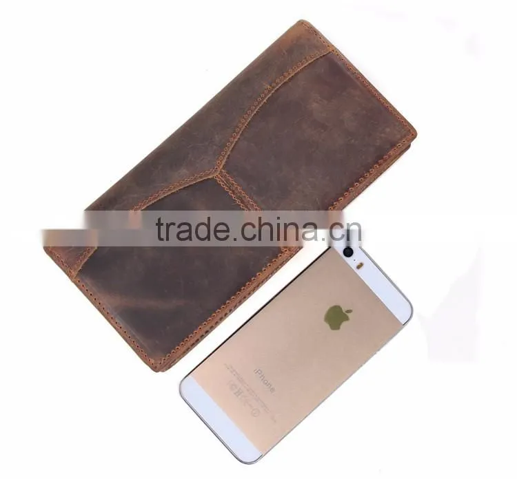 Men's Soft Simple Style cowhide Leather Wallet