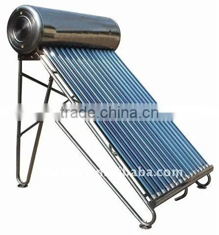 Homemade non-pressurized solar heater 58*1800 mm type