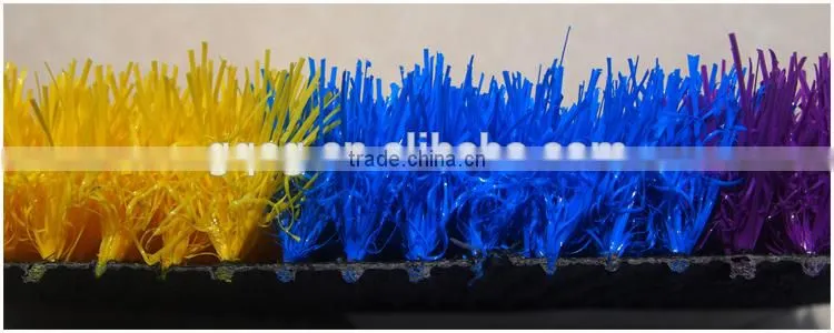 stem fiber color Artificial Synthetic Grass for playground popular in Australia market