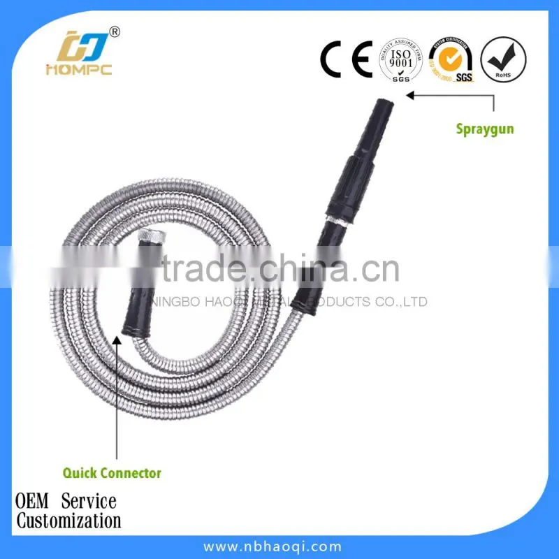Watering stainless steel garden flexible hose