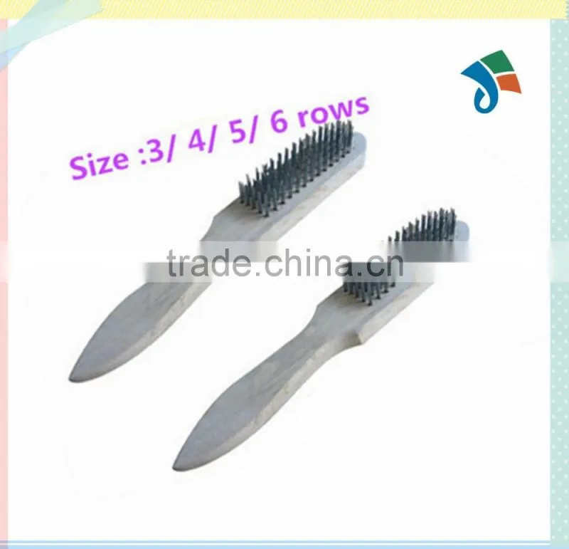 Most Popular cheap wooden handle steel wire brush