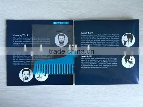 2017 bro-beard beard shaping tool beard brush and beard comb