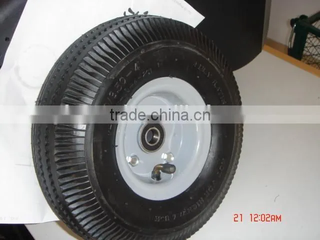 pneumatic trolley wheel 4.10/3.50-4