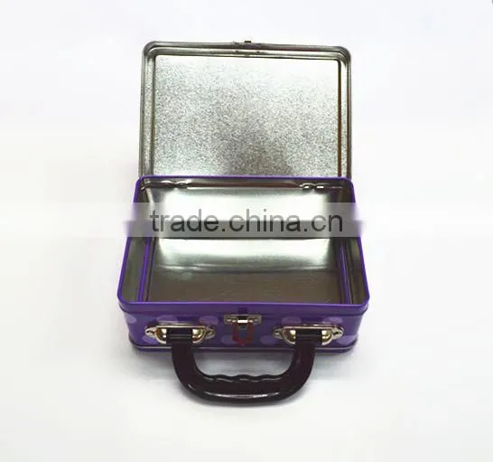 Accept customized metal lunch tin box