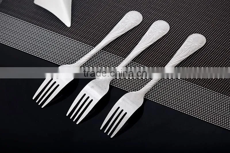 Best Selling Silver Stainless Steel Cake Fruit Forks fully stock