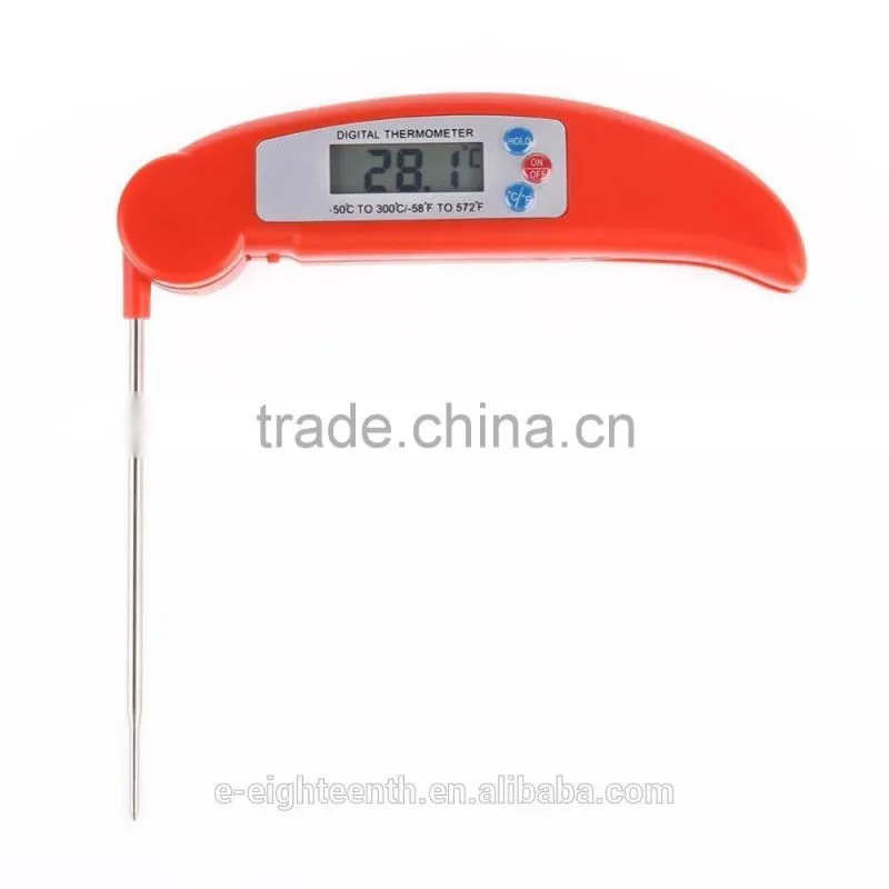 2016 new arrival Digital LCD Cooking Food BBQ Thermometer for kitchen kids